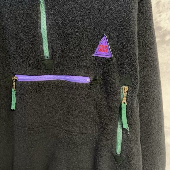 Vtg 90s SOS Sportswear Of Sweden Jacket Mens XS Red Ski Snowboard Gorpcore - Picture 4 of 10